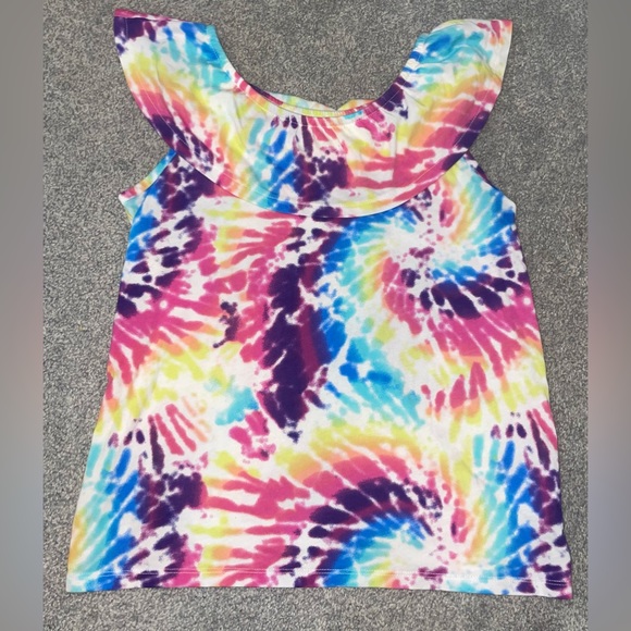 KIDS JERSEY TANK DRESS 4-10 RAINBOW ROADS